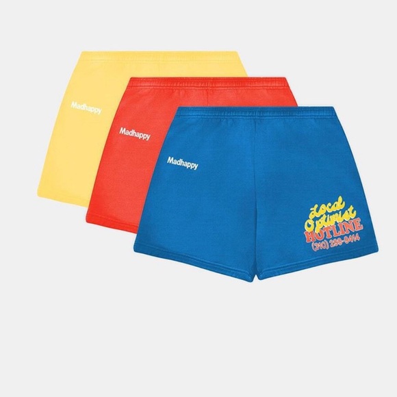 Madhappy Yellow Shorts - Picture 3 of 3